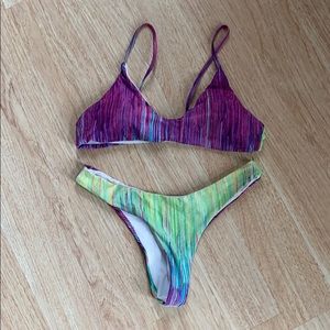 Tie dye bikini